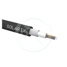 Solarix Univerzální kabel CLT Solarix 24vl 50/125 LSOH E<sub>ca</sub> OM2 černý SXKO-CLT-24-OM2-LSOH