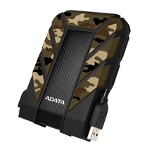 ADATA Externí HDD 2TB 2,5" USB 3.1 DashDrive Durable HD710M Pro, kamufláž (gumový, nárazu/vodě/prachu odolný)