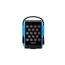 ADATA Externí HDD 2TB 2,5" USB 3.2, DashDrive™ Durable HD720, G-sensor, modrý, (gumový, vodě/nárazu odolný)