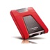 ADATA Externí HDD 2TB USB 3.1 DashDrive Durable HD650, červený (gumový, nárazu odolný)