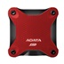 ADATA Externí SSD 512GB SD620, USB Micro-B, USB 3.2 Gen 2, R:520/W:460MB/s, červená