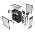 ADATA XPG case BATTLECRUISER II Mid-Tower, bez zdroje, 4x 120mm ARGB Fan, Černá