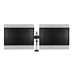 ARCTIC stolní držák Z2 (Gen3) pro 2x LCD do 34", nosnost 2x15kg, 4x USB HUB, černý (black)