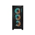 GIGABYTE case GB-C301G V2, Mid Tower, 1xUSB-C 3.2, 2xUSB 3.0, ARGB Hub, 4x 120mm ARGB Fan, černá