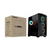 GIGABYTE case GB-C301G V2, Mid Tower, 1xUSB-C 3.2, 2xUSB 3.0, ARGB Hub, 4x 120mm ARGB Fan, černá