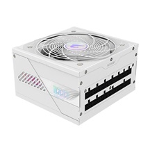 GIGABYTE zdroj AE1000PM PG5, 1000W, 80+ Platinum, 120mm fan, bílá