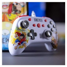 Konix One Piece Nintendo Switch/PC White Controller