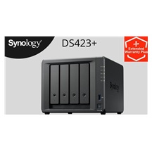Synology DS423+ DiskStation (4C/CeleronJ4125/2,0-2,7GHz/2GBRAM/4xSATA/2xM.2/2xUSB3.2/2xGbE)