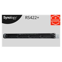 Synology RS422+ RackStation (2C/RyzenR1600/2,6-3,1GHz/2GBRAM/4xSATA/1xUSB3.2/2xGbE/1xPCIe)