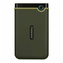 TRANSCEND externí HDD USB 3.0 StoreJet 25M3G, Slim, 2TB, Black (SATA, Rubber Case, Anti-Shock)