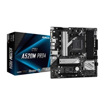 ASRock MB Sc AM4 A520M PRO4, AMD A520, 4xDDR4, HDMI, DP