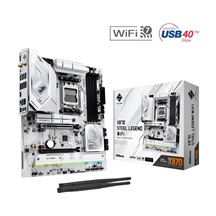 ASRock MB Sc AM5 X870 STEEL LEGEND WIFI, AMD X870, 4xDDR5, 1xHDMI, 2xThunderbolt, WI-FI
