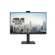 ASUS LCD 23.8" BE249QFK Video Conferencing Monitor, FHD, IPS, 100Hz, Frameless, FHD Webcam, Mic Array, Stereo Speakers