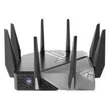 ASUS ROG Rapture GT-AX11000 (AXE11000) WiFi 6E Extendable Gaming Router, 2.5G port, Aimesh, 4G/5G Mobile Tethering