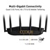 ASUS TUF-BE6500 (BE6500) WiFi 7 Extendable Gaming Router, 4x 2.5G, AiMesh