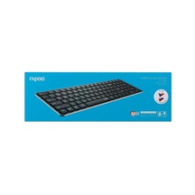 RAPOO Klávesnice E9310M, Bezdrátová 2.4GHz, Bluetooth, CZ/SK, černá