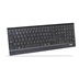 RAPOO klávesnice E9500M Multi-mode Wireless Ultra-slim Keyboard Black