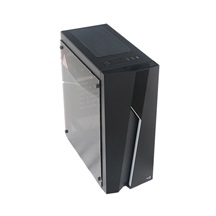AEROCOOL skříň Bolt, Mid tower, 1x USB 3.0, 2x USB 2.0, 2x audio, bez zdroje
