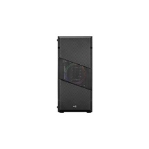 AEROCOOL skříň Menace Saturn FRGB ML G, Mid tower, 2x USB 3.0, 2x audio, 1x 120mm FRGB Fan, bez zdroje