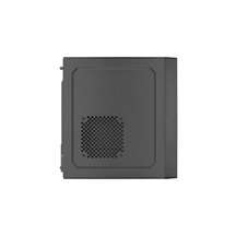 EUROCASE skříň MC X104 black, micro tower, 1x USB 3.0, 2x USB 2.0, 2x audio, bez zdroje