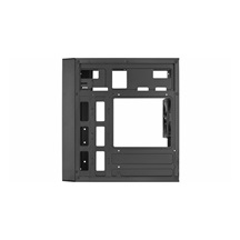 EUROCASE skříň MC X104 black, micro tower, 1x USB 3.0, 2x USB 2.0, 2x audio, bez zdroje