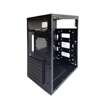 EUROCASE skříň ML N6-500B, Midi Tower, 1xUSB-C, 2xUSB 3.0, 2x audio, bez zdroje