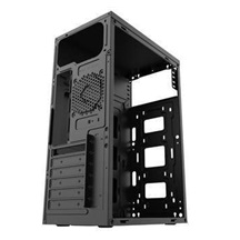 EUROCASE skříň ML N6-500B, Midi Tower, 1xUSB-C, 2xUSB 3.0, 2x audio, bez zdroje
