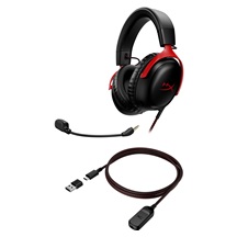 HyperX Cloud III BLK/RED GAM HEADSET - Sluchátka k PC