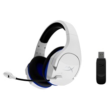 HyperX Cloud Stinger Core - Wireless Gaming Headset (White-Blue) - PS5-PS4 (HHSS1C-KB-WT/G)- Sluchátka pro herní konsole