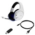 HyperX Cloud Stinger Core - Wireless Gaming Headset (White-Blue) - PS5-PS4 (HHSS1C-KB-WT/G)- Sluchátka pro herní konsole