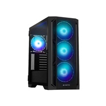 CHIEFTEC skříň APEX LUMO, E-ATX, 1x USB-C 3.2, 2x USB 3.0, 4x 140mm ARGB Fan, ARGB Hub, černá