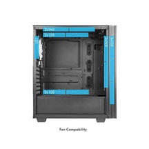 CHIEFTEC skříň HUNTER 2, ATX, 1x USB-C, 1x USB 3.1, 4x 120mm ARGB Fan, ARGB Hub, černá