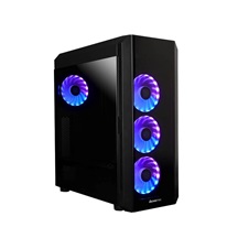 CHIEFTEC skříň SCORPION 3, ATX, 1x USB-C 3.2, 2x USB 3.1, 4x 120mm ARGB Fan, ARGB Hub, černá