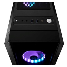 CHIEFTEC skříň SCORPION 3, ATX, 1x USB-C 3.2, 2x USB 3.1, 4x 120mm ARGB Fan, ARGB Hub, černá