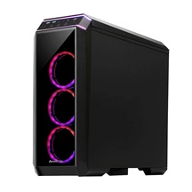CHIEFTEC skříň STALLION II, ATX, 1x USB-C 3.2, 2x USB 3.1, 1x USB 2.0, 4x 120mm RGB Fan, černá