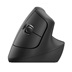 Logitech Lift Vertical Ergonomic Mouse, graphite/black