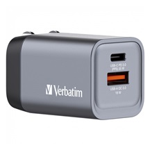 VERBATIM GaN Nabíječka do sítě GNC-35, 35W, 1x USB-C, 1x USB