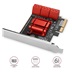 AXAGON PCES-SA6, PCIe řadič - 6x interní SATA 6G port, ASM1166, SP & LP
