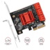 AXAGON PCES-SA6, PCIe řadič - 6x interní SATA 6G port, ASM1166, SP & LP