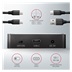 AXAGON ADSA-M2C, USB-C 3.2 Gen 2 -  2x M.2 NVMe SSD CLONE MASTER dokovací stanice