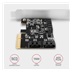 AXAGON PCES-SA4X4, PCIe řadič - 4x interní SATA 6G port, ASM1164, SP & LP