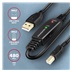 AXAGON ADR-220B, USB 2.0 A-M -> B-M aktivní propojovací / repeater kabel, 20m