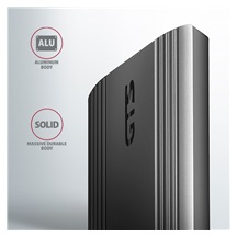 AXAGON EEM2-GTS2, USB-C 10Gbps - M.2 NVMe & SATA SSD kovový THIN box, bezšroubkový