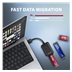 AXAGON ADM2-AM USB-A 10Gbps - M.2 NVMe & SATA SSD adaptér, kabel USB-A 10cm