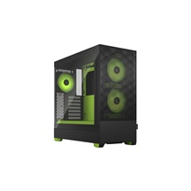 Fractal Design Pop Air RGB Green Core TG Clear Tint/Midi Tower/Transpar./Černá a zelená