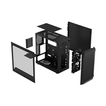 Fractal Design Focus 2 Black TG Clear Tint/Midi Tower/Transpar./Černá