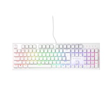 Genesis herní mechanická klávesnice THOR 303/RGB/Outemu Brown/Drátová USB/US layout/Bílá