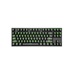 Genesis herní mechanická klávesnice THOR 404/RGB/Gateron Yellow Pro/Drátová USB/US layout/Černá