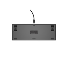 Genesis herní mechanická klávesnice THOR 404/RGB/Gateron Yellow Pro/Drátová USB/US layout/Černá