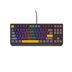 Genesis herní klávesnice THOR 230/TKL/RGB/Outemu Red/Drátová USB/US layout/Anchor Positive Šedá